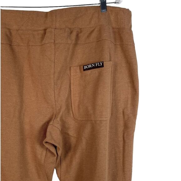 Born Fly Men's Booker Jogger Pants Sweatpants Pull On Drawstring Carmel Sz XL - Picture 10 of 11
